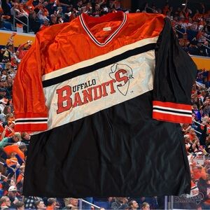RARE Vintage 90s Buffalo Bandits Original MLL Lacrosse Jersey Sz Medium